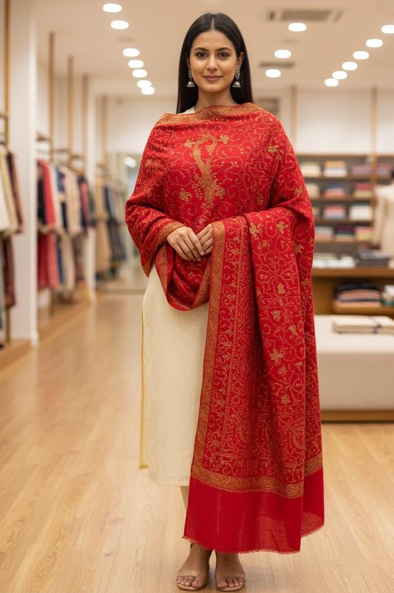 Pashmina Sozni Embroidered Shawl